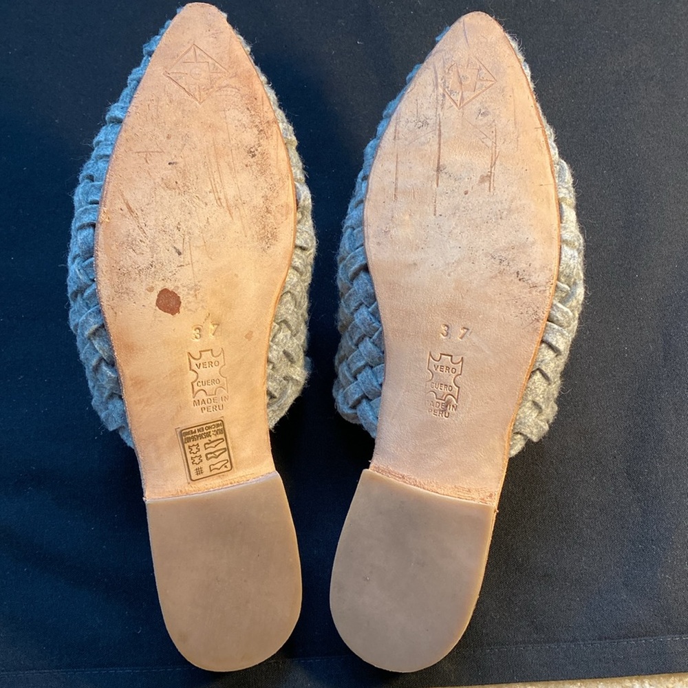 Anthropologie Huma Blanco Braided Mules - 37 - Picture 5 of 6